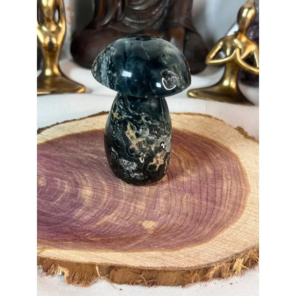 Ocean Jasper Mushroom - Picture 2 of 2